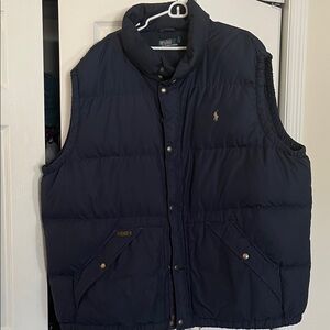 Polo by Ralph Lauren Men's Dark Blue Puffer Vest
